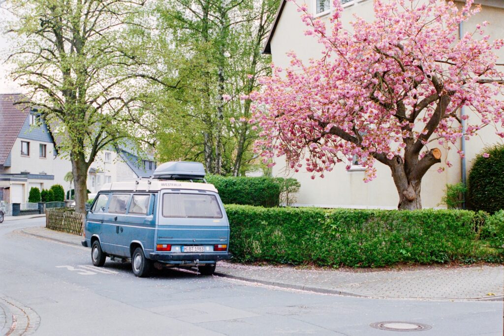 VW Volkswagen Westfalia baby blue metallic blau